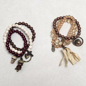 Lot Of 17 Stretch Bracelets - image 1